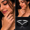 Modern Symmetry V-Band Ring